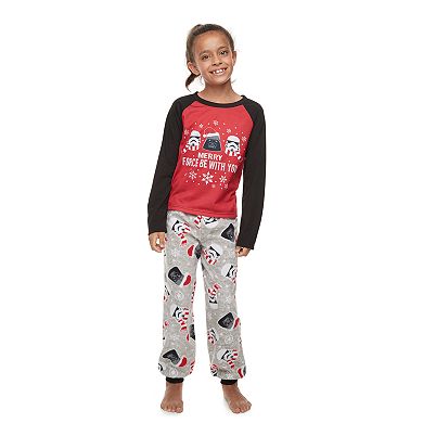 Girls 4-16 Jammies For Your Families Star Wars Top & Bottoms Pajama Set