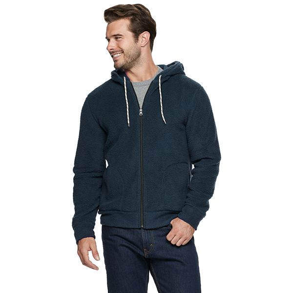 Men's Sonoma Goods For Life® Sherpa Full-Zip Fleece Hoodie