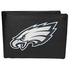 Siskiyou FLBF065BMP Unisex NFL Philadelphia Eagles Leather Bi-Fold Wallet & Money Clip