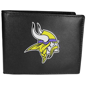 Men's Minnesota Vikings Leather Bi-Fold Wallet