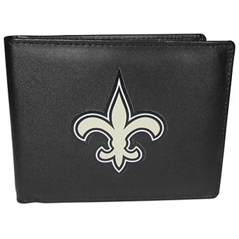 Men's New Orleans Saints Leather Bi-Fold Wallet