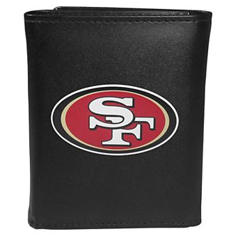 Men's San Francisco 49ers Printed Logo Tri-Fold Wallet