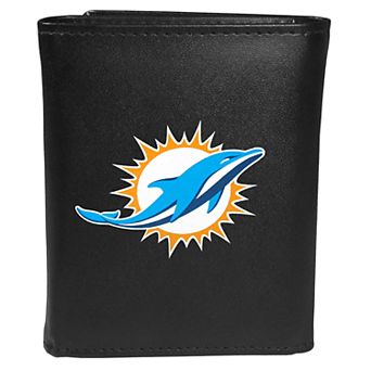 Men's Miami Dolphins Logo Tri-Fold Wallet