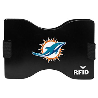 Men's Miami Dolphins Hardcase RFID Wallet