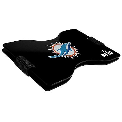 Men's Miami Dolphins Hardcase RFID Wallet