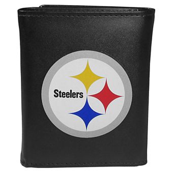 Men's Pittsburgh Steelers Logo Tri-Fold Wallet