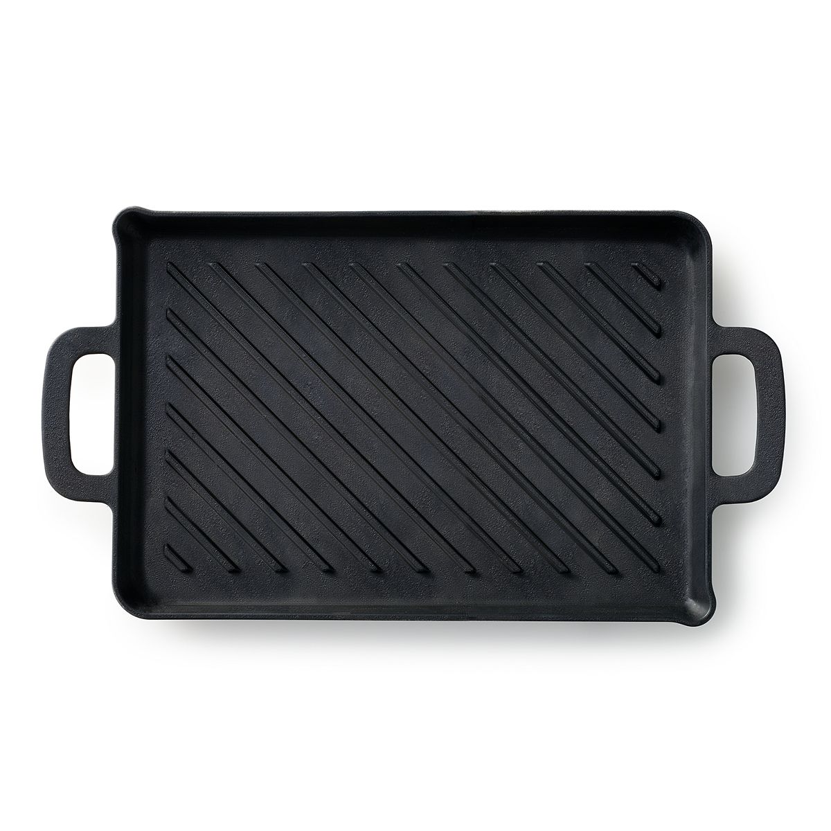 Food Network Pre-Seasoned Cast Iron Reversible Grill/Griddle Black  TTU-U0329