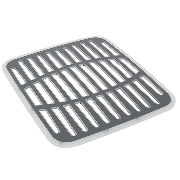 Spectrum Wright Small Chrome Kitchen Sink Mat A92370 - The Home Depot