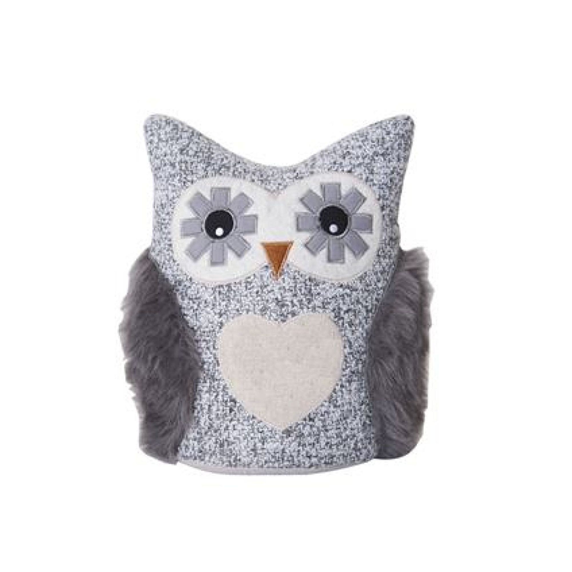 Elements Decorative Gray Owl Door Stopper