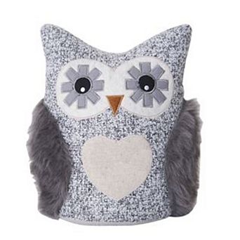 Elements Decorative Gray Owl Door Stopper