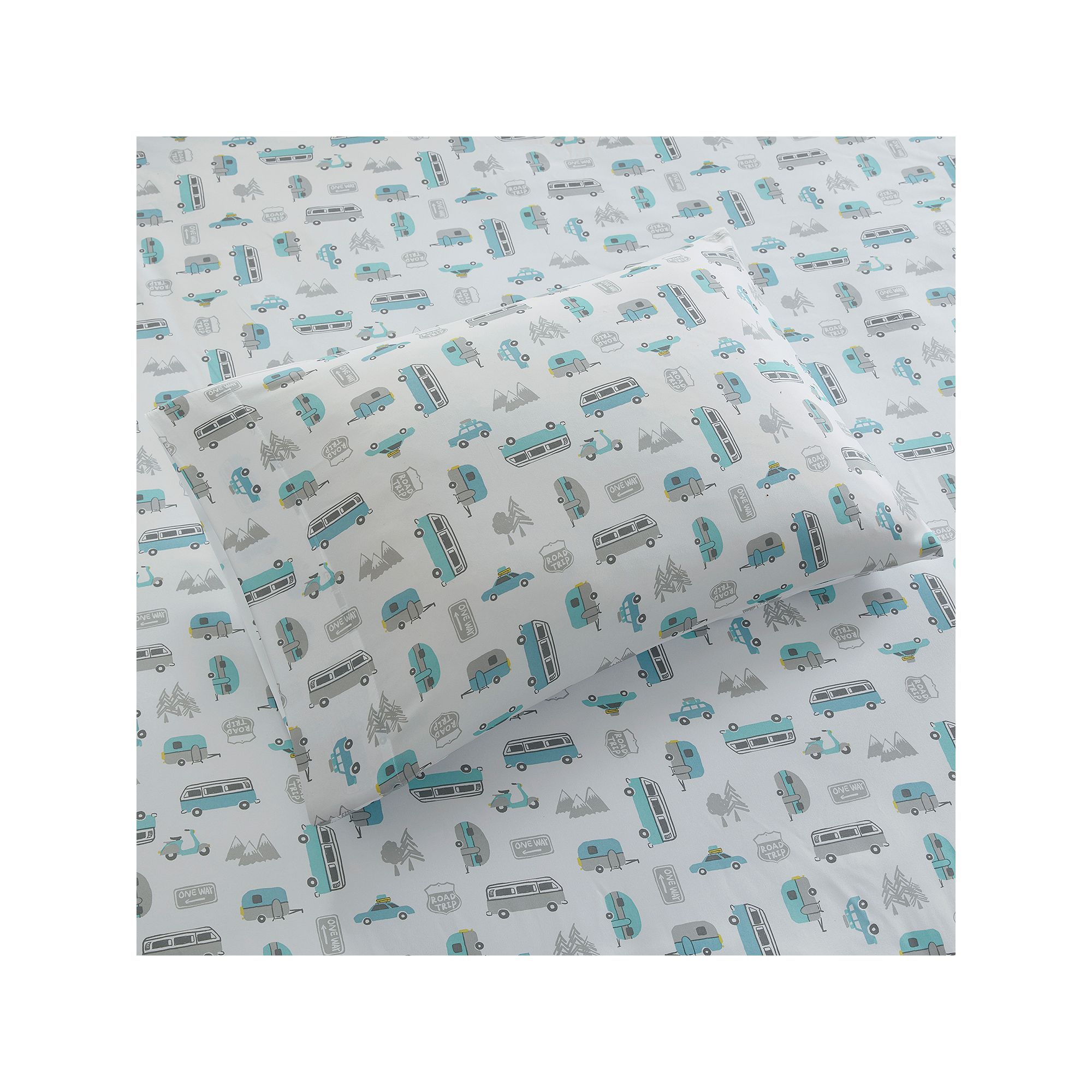 Intelligent Design Novelty Printed Sheet Set, Road Trip
