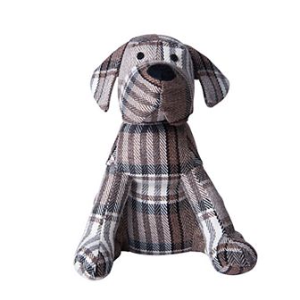 Elements Plaid Dog Door Stopper