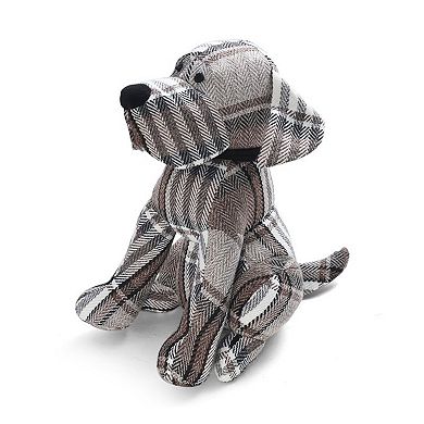 Elements Plaid Dog Door Stopper