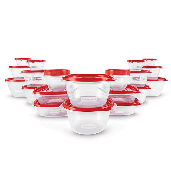 Rubbermaid TakeAlongs Twist & Seal 2.1-Cup Food Storage Containers