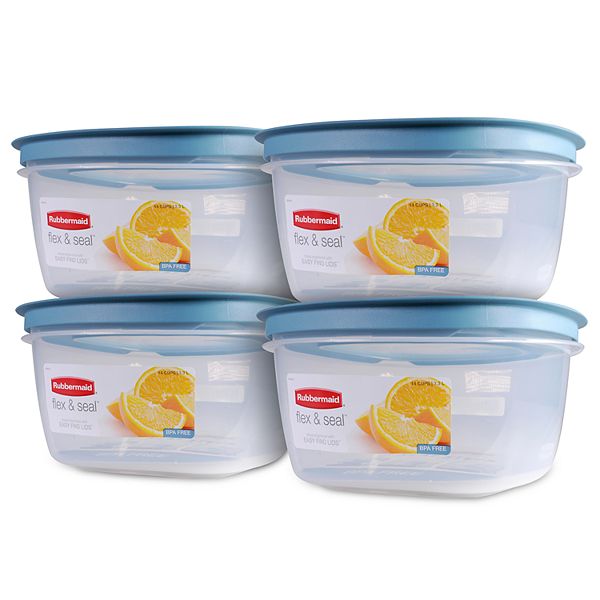 Rubbermaid Easy Find Lids 14-Cup Flex & Seal Food Storage Container (4-Pack)