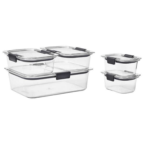 Rubbermaid Brilliance Food Storage Container 10-Piece Set Only