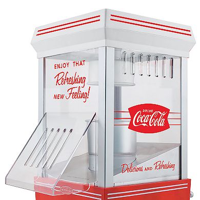 Nostalgia Electrics Coca-Cola 12-Cup Hot Air Popcorn Maker