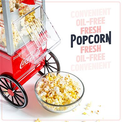 Nostalgia Electrics Coca-Cola 12-Cup Hot Air Popcorn Maker