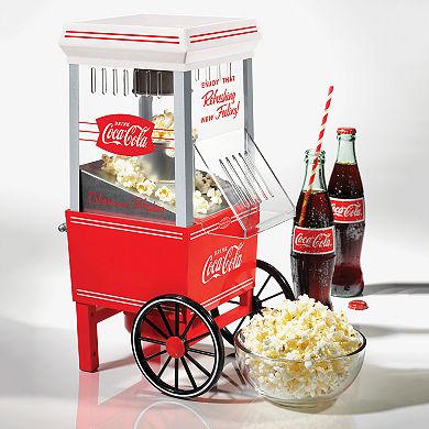 Nostalgia Electrics Coca-Cola 12-Cup Hot Air Popcorn Maker