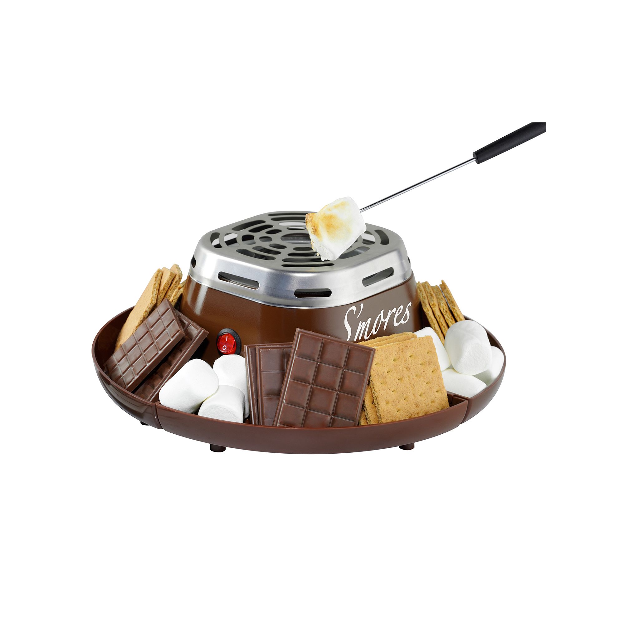 Nostalgia Electrics Electric Smores Maker, Brown
