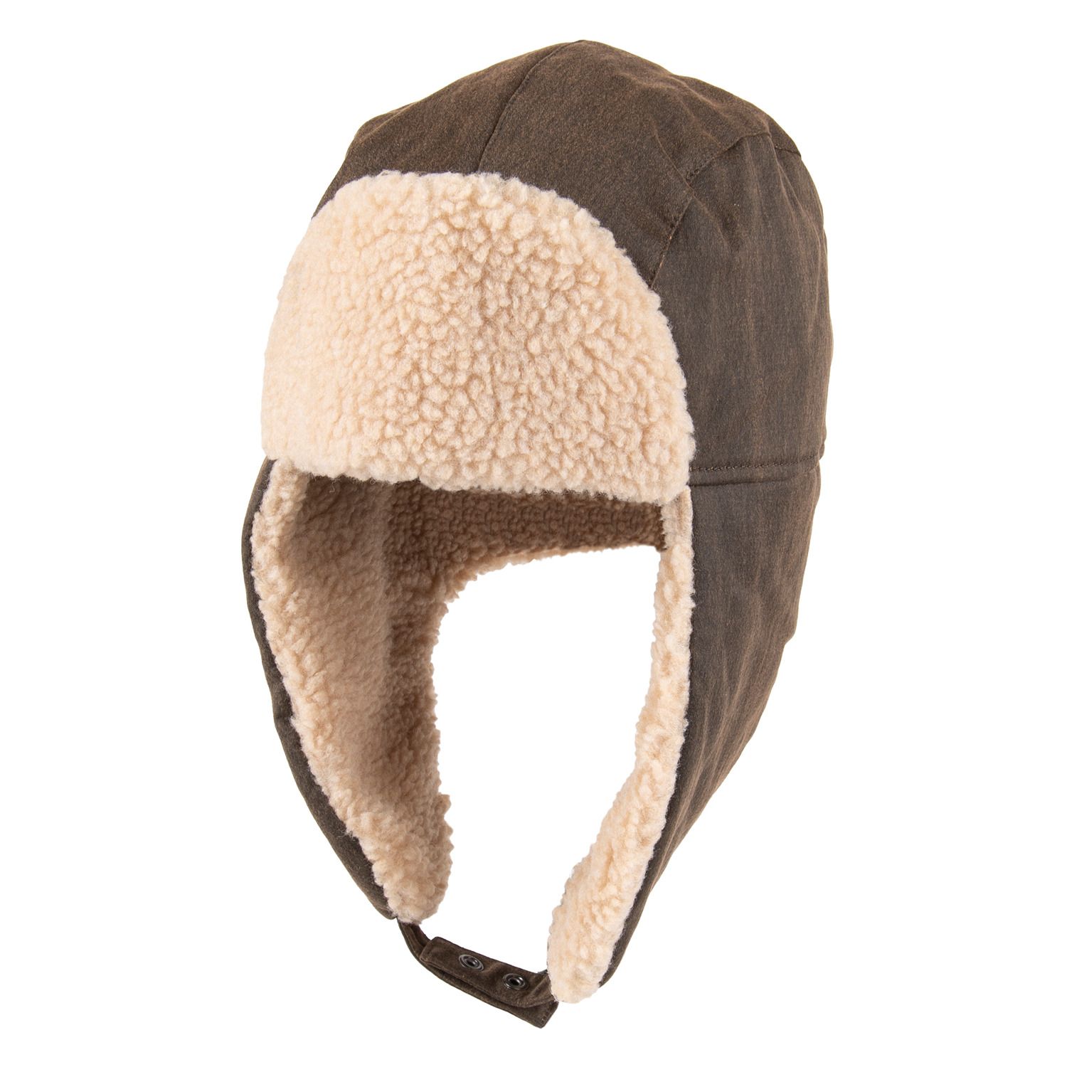 sherpa lined trapper hat