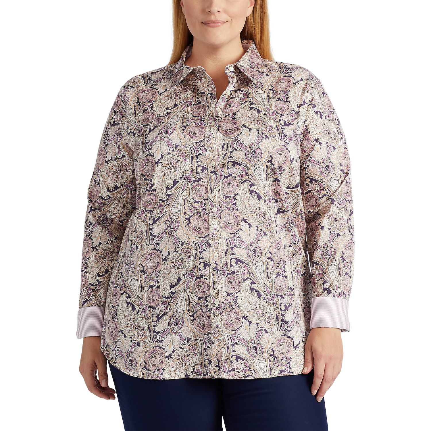 womens plus size blouses at kohl's