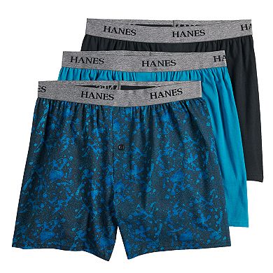 Men's Hanes® Ultimate 3-Pack Stretch Knit Boxer