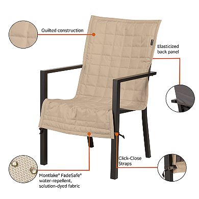 Classic Accessories Montlake FadeSafe Indoor / Outdoor Patio Chair Slipcover