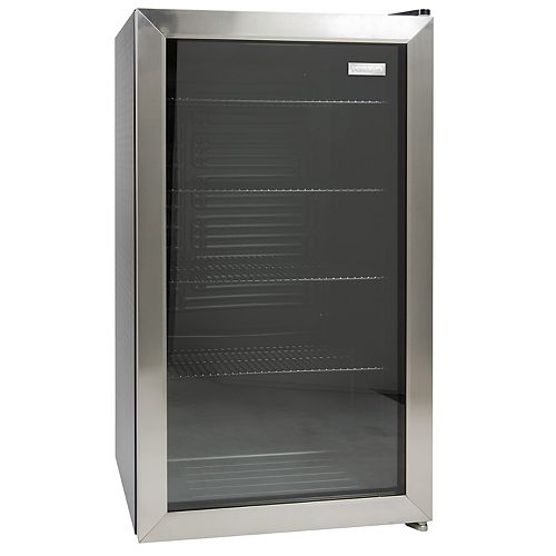 Igloo Ibc35ss 135 Can Stainless Steel Glass Door Beverage Center Refrigerator And Cooler 3 5 Cu Ft Beverage Refrigerators Kitchen Dining Fcteutonia05 De