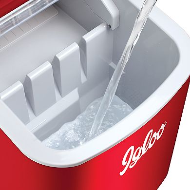 Igloo 26-lb. Retro Portable Countertop Ice Maker Machine