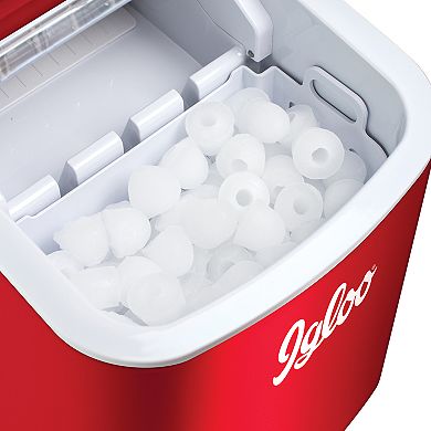 Igloo 26-lb. Retro Portable Countertop Ice Maker Machine