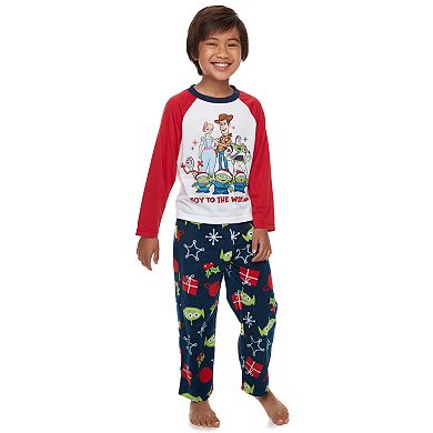 Disney / Pixar's Toy Story 4 Boys 8-20 Top & Bottoms Pajama Set by Jammies For Your Families