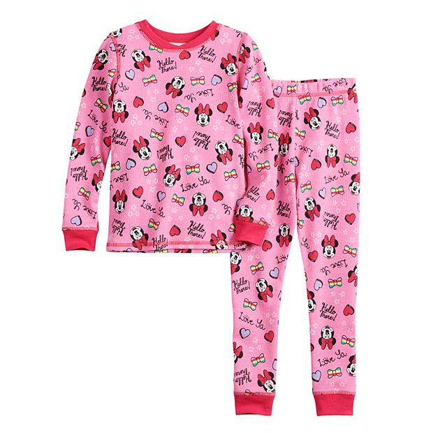 Disney's Minnie Mouse Toddler Girl Cuddl Duds® Thermal 2-Piece Set