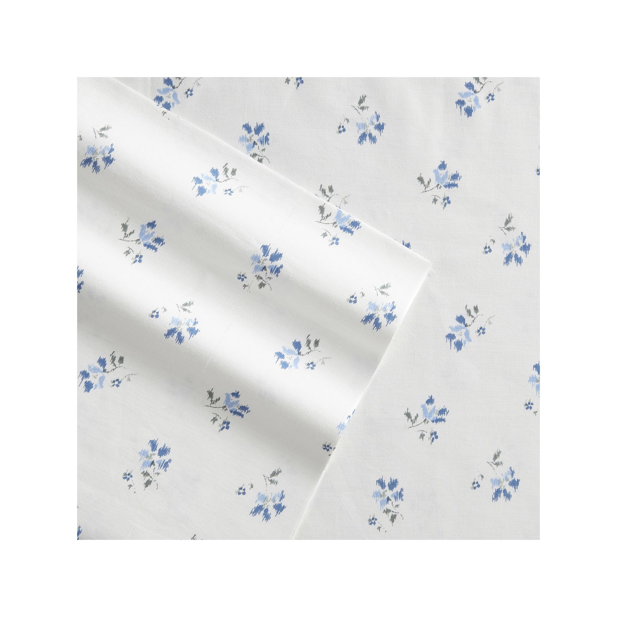 Stone Cottage Foliage Sheet Set, Blue