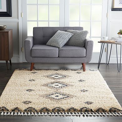 Nourison Scandinavian Blissful Shag Rug