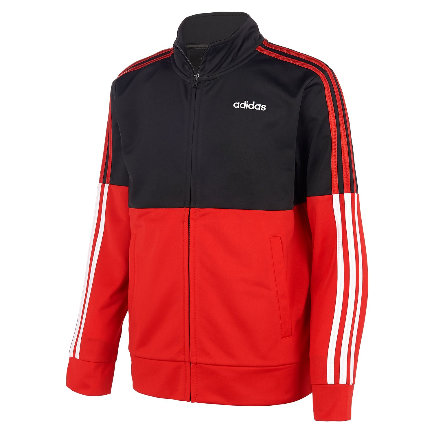 adidas tricot jacket red