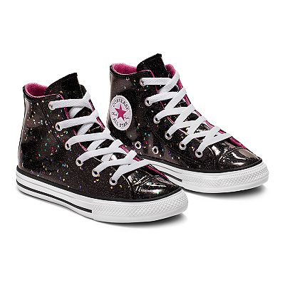 Girls Converse Chuck Taylor All Star Galaxy Glimmer High Top Shoes