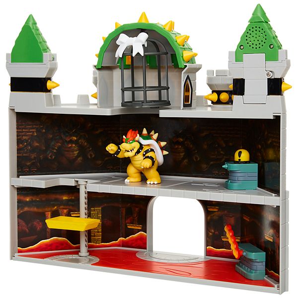 Super Mario Bros Deluxe Bowser Castle Playset