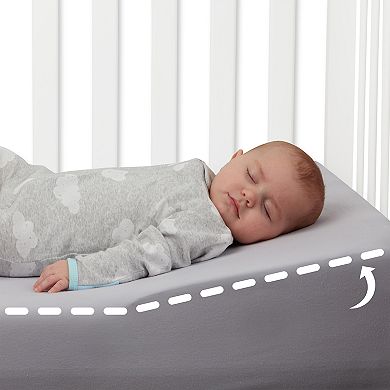 LA Baby Safe Lift Universal Crib Wedge for Baby Mattress 