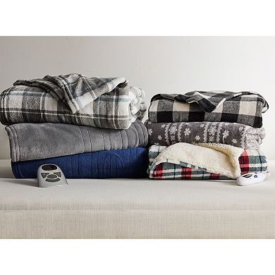 Biddeford Electric Heated Microplush Blanket