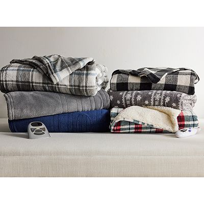 Biddeford Electric Heated Microplush Blanket