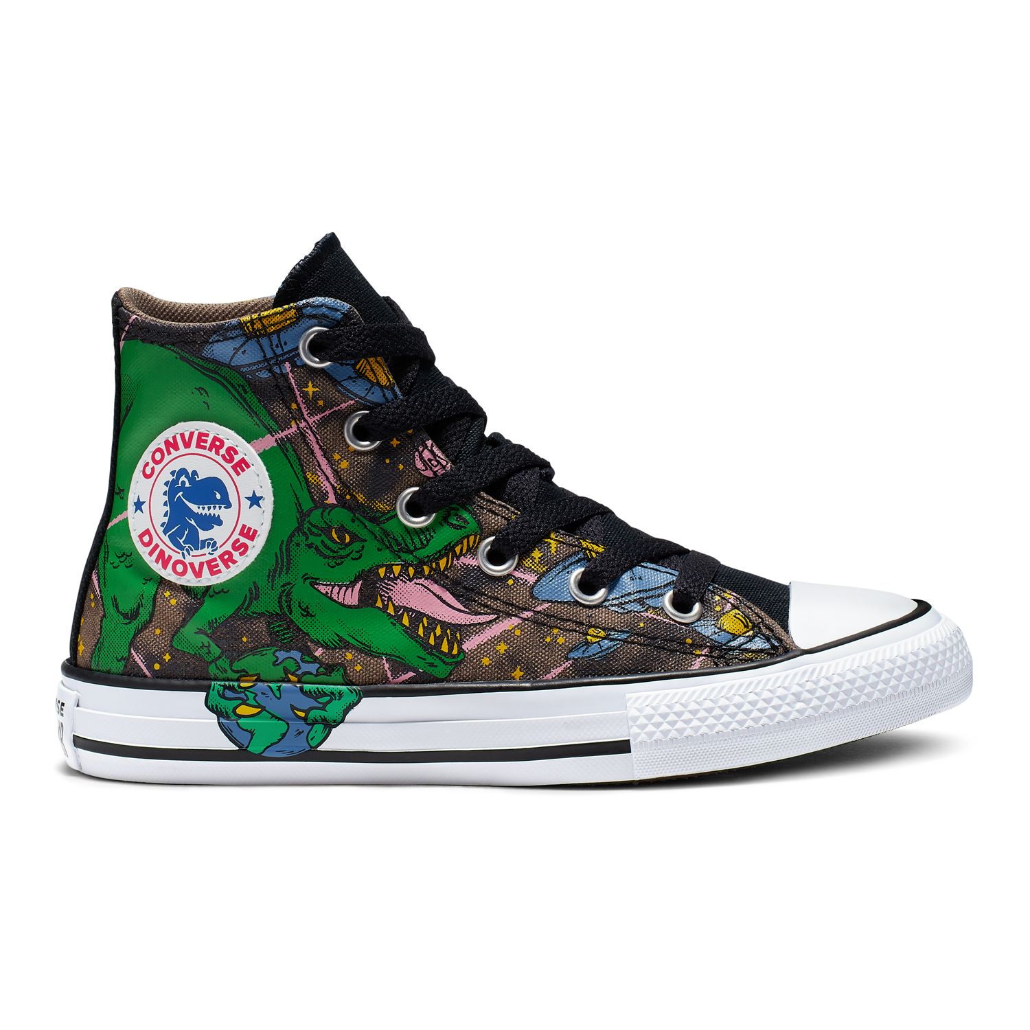 dino converse high tops