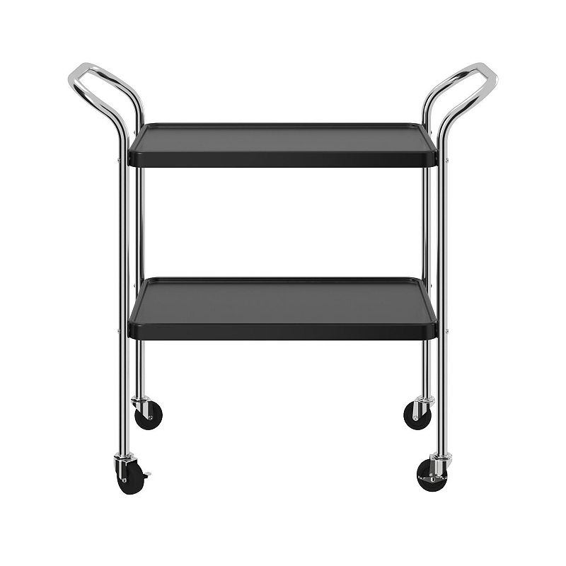 Cosco Stylaire 2 Tier Serving Cart, Black