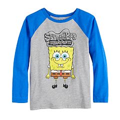 Spongebob Squarepants Character Clothing Kohls - boys 4 12 jumping beans long sleeve spongebob tee