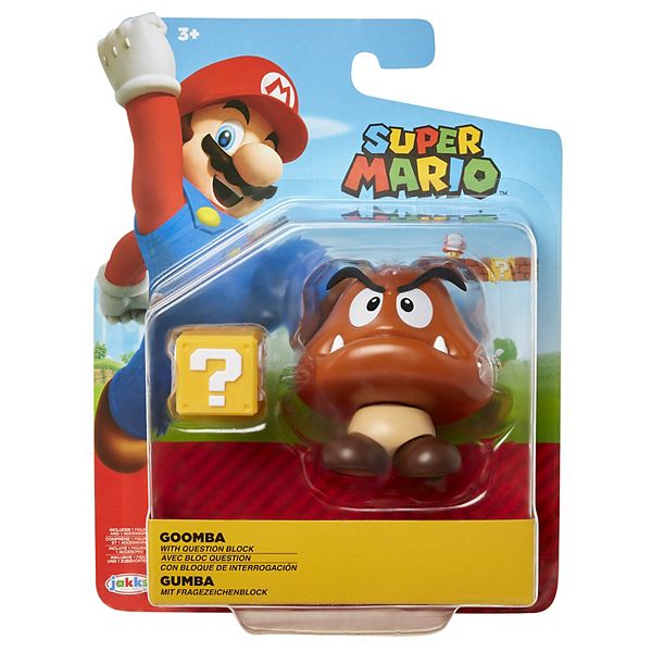 Nintendo 4 Figures Goomba With Question Block - roblox toys kohls