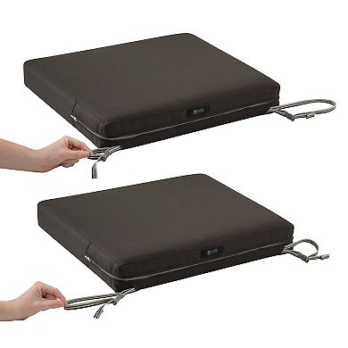 Classic Accessories Ravenna Rectangular Patio Seat Cushion Slipcover