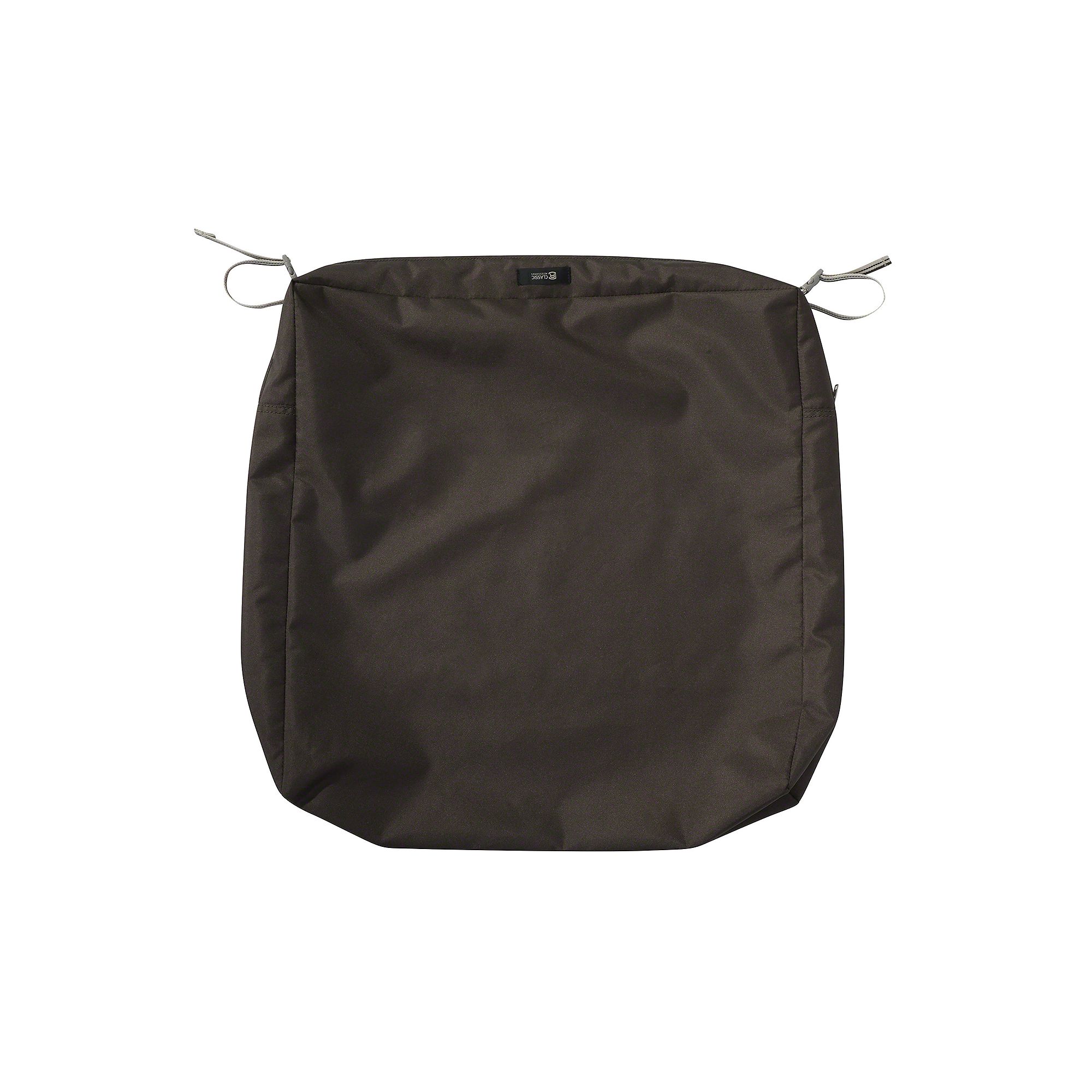 Classic Accessories Ravenna Rectangular Patio Seat Cushion Slipcover, Brown