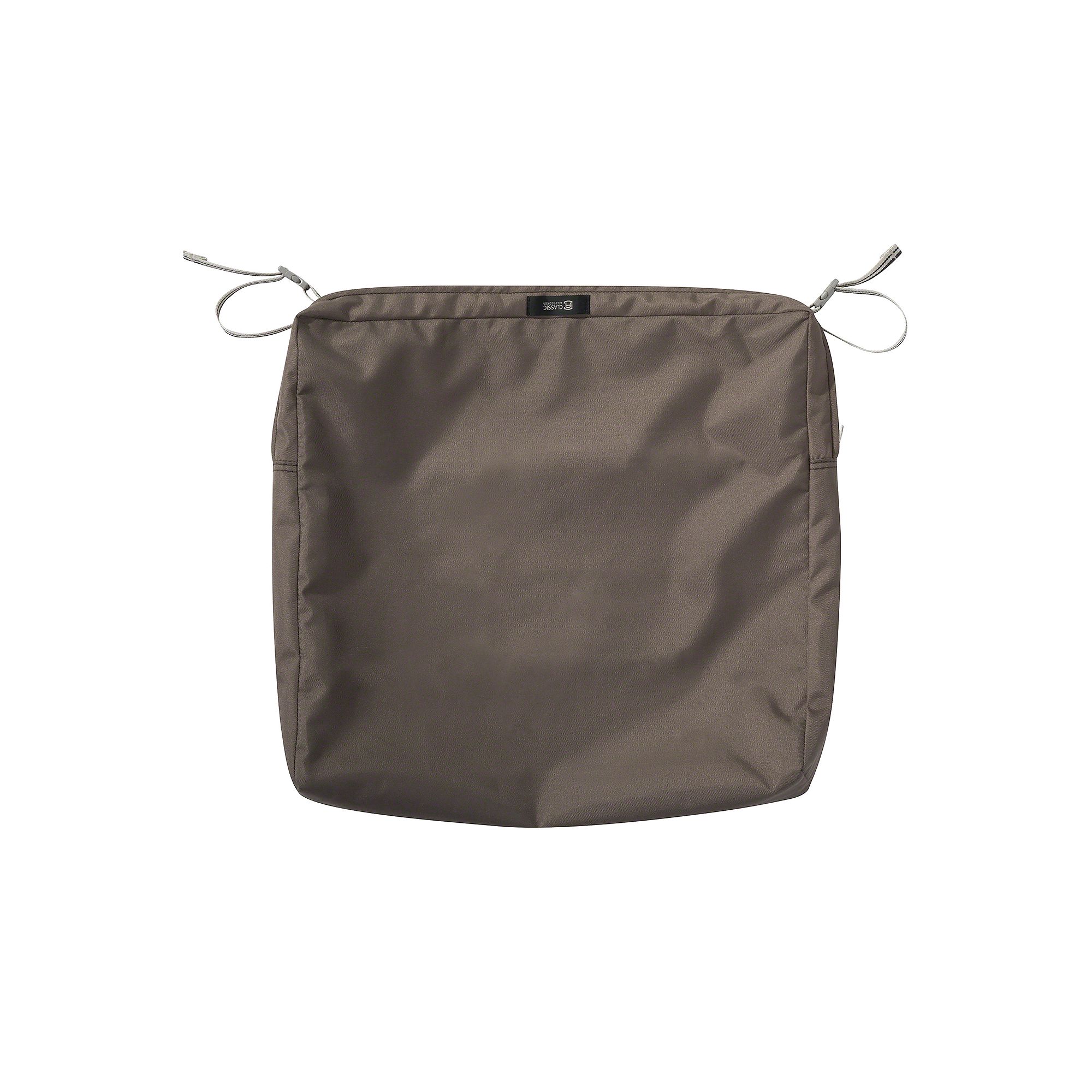Classic Accessories Ravenna Square Outdoor Patio Seat Cushion Slipcover, Da