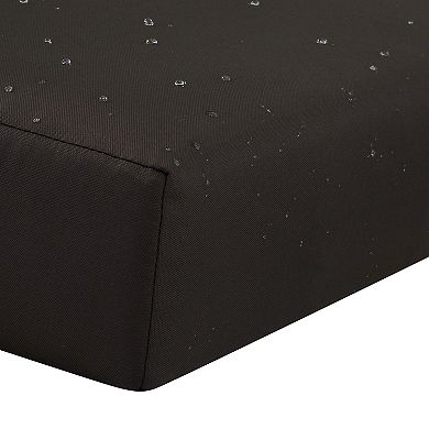 Classic Accessories Ravenna Stain Resistant Square Patio Seat Cushion Slipcover