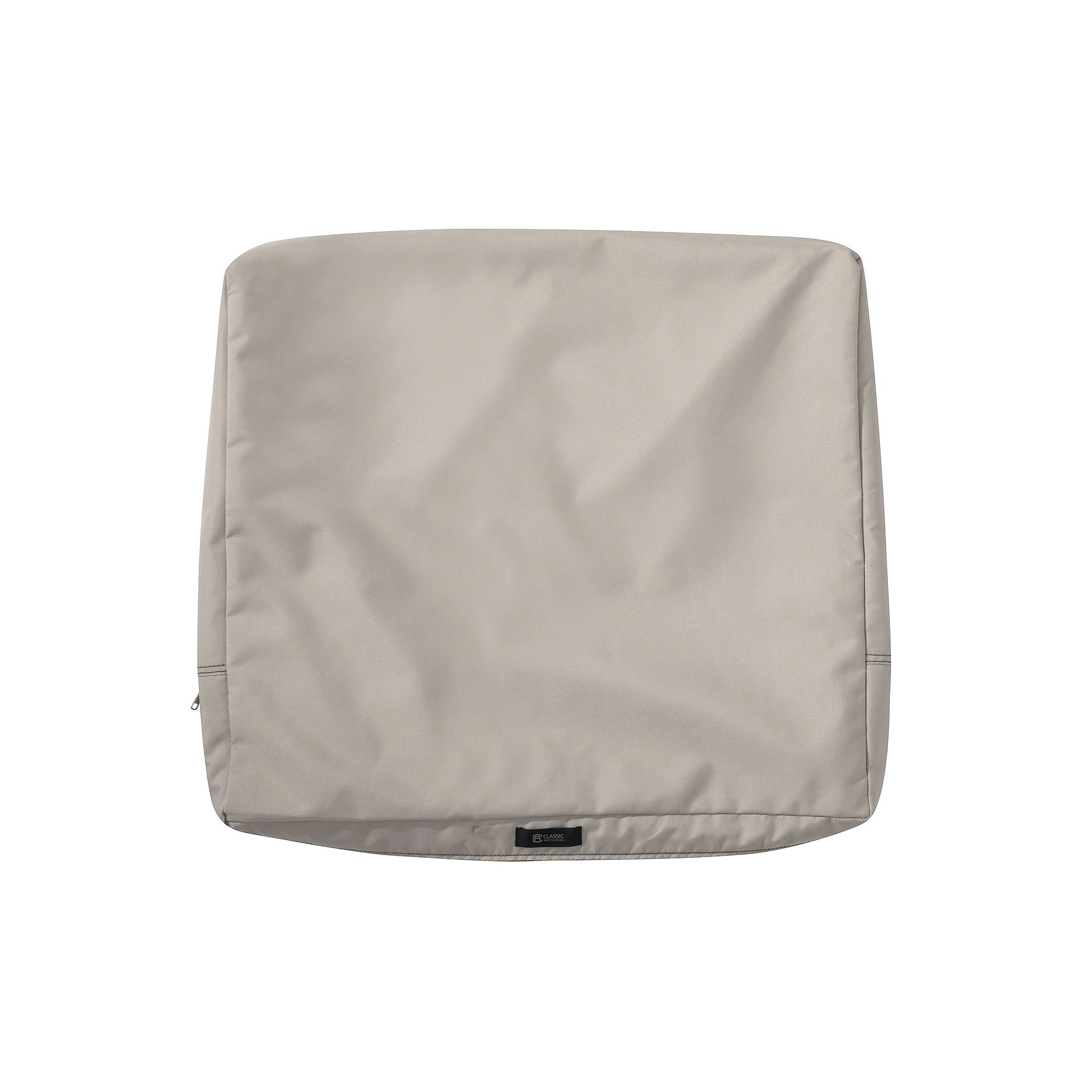 Classic Accessories Ravenna Outdoor Patio Back Cushion Slipcover, Brown